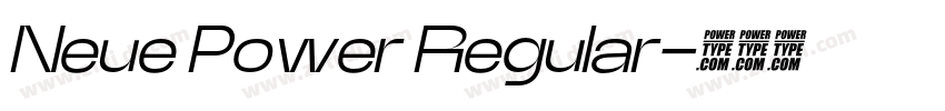 Neue Power Regular字体转换 Neue Power Regular字体转换